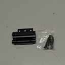 Home Security Door Lock Reinforcement - Child Proof High Security Door Locks with 3" Stop Withstand 800 lbs for Inward Swinging Front Door, Night Kids Safety Metal Flip Deadbolt Latch Defend Home (Black)