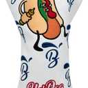 Golf Club Covers, Hot Dog Golf Driver Cover Fariway Wood Headcovers Hybrid Head Covers 3 Wood Headcover Leather Golf Headcover with Number Tag for Scotty Cameron Odyssey Taylor made All Brand
