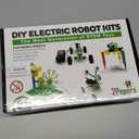 Electric Motor Robotic Science Kits for Kids (4-in-1), DIY STEM Toys Kids Science Experiment Kits,Building Educational Robotics Kit for Boys and Girls,Circuit Engineering Science Project Kits