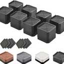 EclatBain Bed Risers Furniture Risers Heavy-Duty Rectangular Adjustable Block 8 Pack Lift to 3 inches and 4.3 inches Desk, Sofa, Chair Legs, Refrigerator, Washing Machine Support up to 4000 pounds