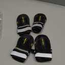 QUMY Dog Shoes for Large Dogs, Medium Dog Boots & Paw Protectors for Winter Snowy Day, Summer Hot Pavement, WaterResistant in Rainy Weather, Outdoor Walking, Indoor Hardfloors SkidResistant Sole