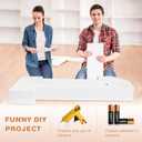 3FT Marquee Light Up Letters - Large Love, Marry Me, Baby & Name Letters for Anniversary Wedding Party Decoration - Pre-cut Foam Board Mosaic Balloon Kits