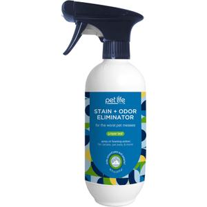 Pet Life Unlimited SuperFoam Spray, Carpet and Surface Cleaner for Dog Urine, 16 oz, Strong Odor & Stain Remover, Plant-Based Formula, Natural Juniper Leaf Scent, Two-Way Spray, USA Made (Pack of 1)