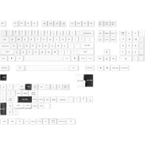 DROP MT3 Black-on-White Keycap Set, ABS Hi-Profile Keycaps, Doubleshot Legends, MX Style Covers Fullsize, Tenkeyless, Winkeyless, 60%, 65%, and 75% (Base Kit)