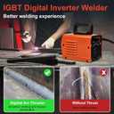 Siasky Mini Welding Machine, Upgraded Welder Machine 110V, Portable Stick Welder MMA-250A, IGBT Inverter Welder with Hot Start, Arc Force, Anti-Stick (10 welding rods)