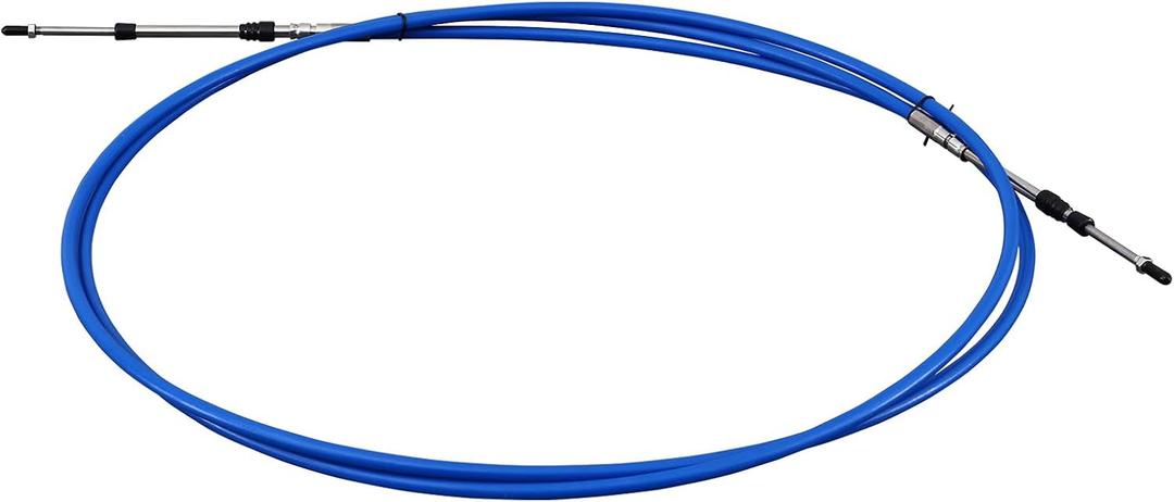 33C Boat Control Cable Throttle Shift Remote for Yamaha Marine Shift Cables, Motor Outboard Engine Steering System, Blue (15FT)
