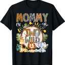 Mommy of The Two Wild Animal Safari 2Nd Birthday Party T-Shirt Small