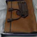 Wrangler Laptop Bag for Women 15.6 Inch Vintage Work Tote Bag for Business Briefcase Handbag with Adjustable Shoulder Strap (Brown-coffee)