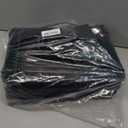 HOMCOM 3-Tier Rolling Tool Cart with Wheels, 200 LBS Capacity Plastic Utility Cart with Side Shelves, Mobile Service Tool Organizer for Garage, Warehouse, Workshop, Black