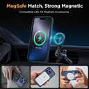Miracase Magnetic Series for iPhone 16 Pro Max Case [Compatible with MagSafe] [with Screen Protector] Military-Grade Protection, Anti-Fingerprint, Slim Phone Case for 16 Pro Max 6.9 inch- Dark Blue