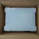 IRIS USA 40 QT Plastic Storage Box with Lid and Latches - 6 Pack - BPA-Free, See-Through Organizing Solution, Durable Nestable Stackable Containers, Secure Pull Handle - Clear