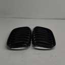 LeeMas Pair Glossy Black Dual Slats Front Kidney Grille Grill for 2010 2011 2012 2013 BMW X3 X4 F25 F26 Pre-LCI xDrive28i xDrive35i Sport 4-Door