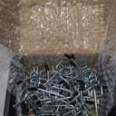 INCLY 50 Pack 2 Inch Pegboard Hooks, 1/4" Heavy Duty Peg Board Hooks Accessories with Rubber Tipped, Peg Board Tool Hangers Fit 1/4" Pegboard for Hanging Tools Garage, Craft Room, Kitchen, Store