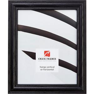 Craig Frames 440BK 18 x 24-Inch Picture Frame, Wood Grain Finish, 1.265-Inch Wide, Black