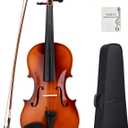 Ktaxon 3/4 Acoustic Violin Kit for Beginners
Fiddle for Students and Enthusiasts, with Case, Bow, Rosin & Manual