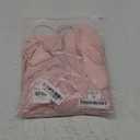 XLLAIS Women Long Puff Sleeve Mini Bodycon Mesh Dress Split Hem Clubwear Party Dress (Medium, Babypink1)