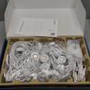 Lepro E1 AI Permanet Outdoor Lights, 100ft 60 LED RGB+IC+Warm/Cool White Smart Outside Light for House Christmas Decor, Alexa Google Enabled, 2.4 GHz WiFi/Bluetooth, APP Control NO Remote Controller