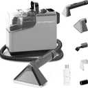 Portable Carpet Cleaner Machine with Steam and Heating Techology,13Kpa Powerful Suction with Versatile Tools for Pets, Couch, Car,Self-Cleaning