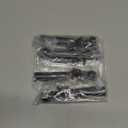 Lothee 4 Pcs Solid Brass Surface Bolt Door Slide Bolt Door Latches for Top of Slide Latch Lock(4",Matte Black)