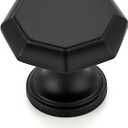 Ravinte 10 Pack Matte Black Kitchen Cabinet knobs Single Hole Drawer Pulls for Bathroom, Dresser Drawer and Cupboard Hardware