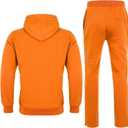Men's Tracksuit 2 Piece Hoodie Sweat Athletic Sweatsuit Fleece Casual Running Jogging Sport Suit Sets