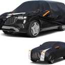 Large SUV Car Cover for Mercedes-Benz GLS-Class 2015-2025 100% Waterproof All Weather, Heavy Duty Outdoor Full Exterior Covers Rain Sun Wind UV Protection. (GLS(Maybach) 2015-2025+Towel+Storage Bag)