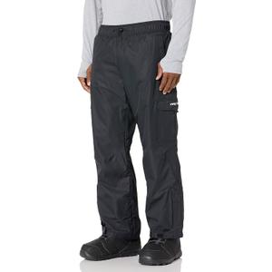 Arctix Men's Sentinel Pull Over Fleece-Lined Cargo Snow Pants, Black, Small