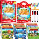 Search and Find Activity Books for Kids Ages 3-5, Preschool Learning Activities, Toddler Toys Travel Games, Kids Busy Book for Car Airplane Road Trip Essentials, Perfect Easter Christmas Birthday Gift (Orange)