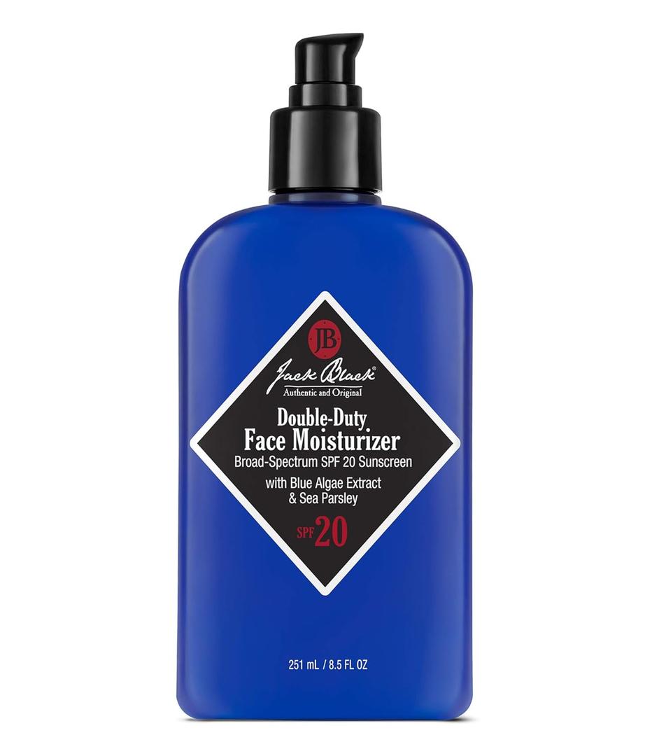 Jack Black Double Duty Face Moisturizer SPF 20 Sunscreen Face Moisturizer for Men, Mens Face Moisturizer, Mens Face Lotion, Face Lotion for Men, Mens Lotion SPF, Gifts for Men (8.5 Fl Oz (Pack of 1))