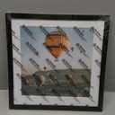 OMISHE 9x9 inch Picture Frame Black for Wall Hanging or Tabletop Poster, Frame Display 7x7 inch with Mat or 9x9 Without Mat, Square Wall Gallery Photo Frame, Black