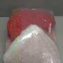 Cumule 3Pcs Valentine's Day Heart Pillows Plush Large Love Heart Pillows Red Ivory Pink Pillows for Valentines Day Living Room Bedroom Decor