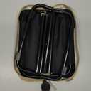 2-in-1 Collapsible Camping Stool & Sling Bag / 220LB Load Capacity Folding Portable Fishing Stool/Collapsible Stool for Camping, Hiking, Fishing, Gardening & Beach Outdoor Activities (Medium, Khaki)