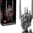 LEGO Icons The Lord of The Rings: Sauron's Helmet - Building Set for Adults, Ages 18+ - Bedroom, Home Office, Book Shelf Decor - W/Sauron Minifigure - Gift for LOTR Fans - 11373