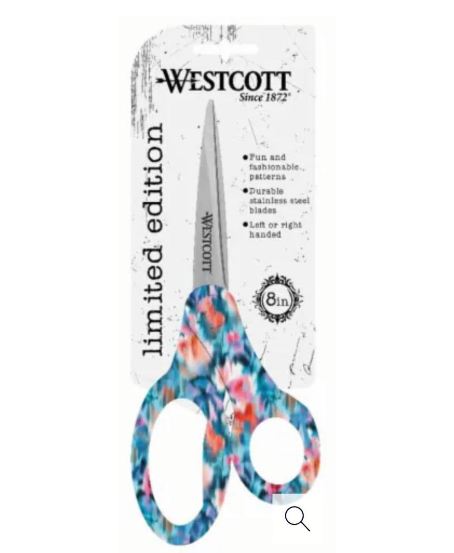 Westcott 8" Trendsetter Straight Scissors