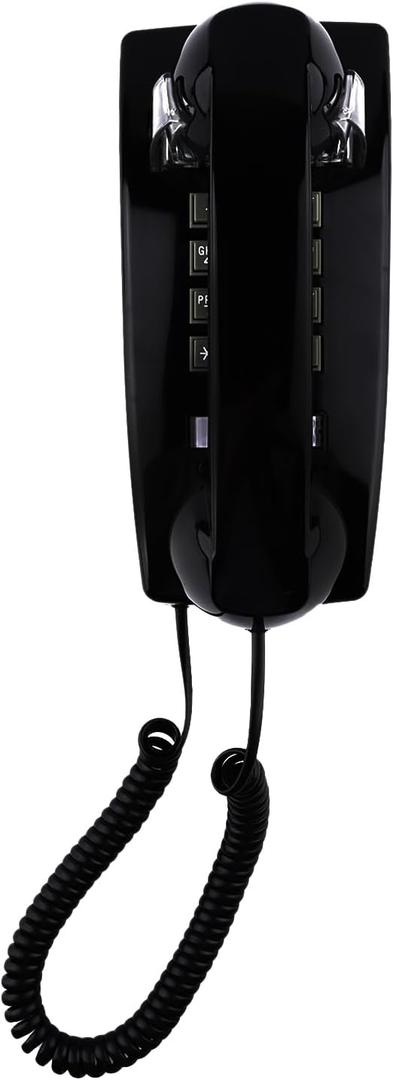 Classic Wall Phones for Landline with Mechanical Ringing, Retro Wall Mounted Phone Waterproof, Old Wall Mount Phone for Home, Office, Hotel and School