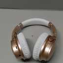 iLive Electronics Active Noise Cancellation Bluetooth Headphones, Adjustable Headband, Includes 3.5mm Audio Cable, Rose Gold (IAHN40RGD)