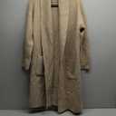 Saodimallsu Womens Long Cardigan Sweaters Chunky Open Front Oversized Slouchy Knit Fall Trendy Coatigan Jackets (Small, Khaki)