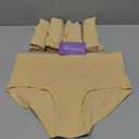 Molasus Women's Cotton Underwear High Waisted Full Coverage Ladies Panties (Regular & Plus Size) XL
