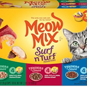 Meow Mix Tenders in Sauce Wet Cat Food, Surf 'N Turf Variety Pack, 2.75 Ounce Cup (Pack of 24)
