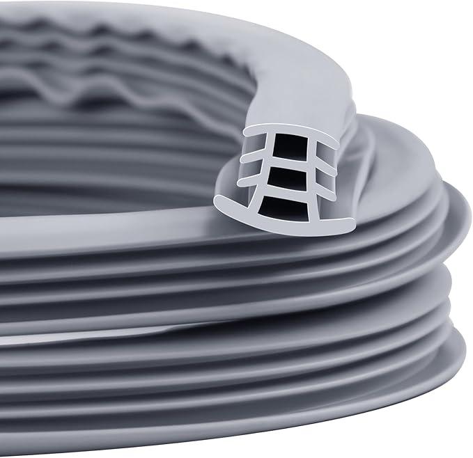 Flexible EPDM Rubber Strip (10 ft Long and 3/4 inch Wide) for Concrete Crack Repair and Replacement - Weather and Aging Resistant Expansion Joint Filler for Driveways and Sidewalks