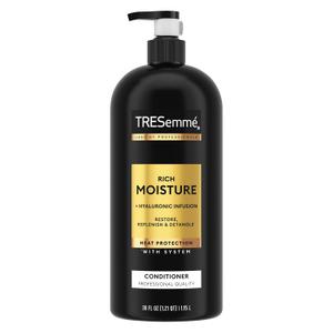 TRESemm Rich Moisture Moisturizing Conditioner with Pump for Dry Hair Formulated With Pro Style Technology 39 Fl Oz