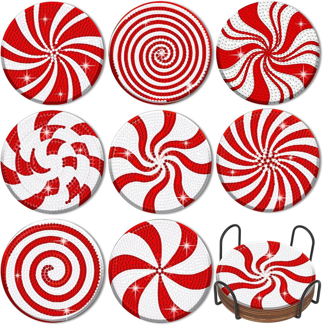 8 Pcs Christmas Candy Decor , Crafts for Beginners