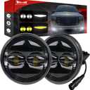 Upgraded Dual Color LED Fog Lights for Ford F150 (2006-2014), Ranger (2008-2011), Expedition (2007-2014) - Driver & Passenger Side