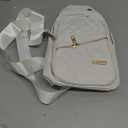 Crossbody Small Sling Backpack Sling Bag for Women, Chest Bag Daypack Crossbody for Travel Sport Running Hiking (Beige)