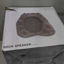 Victrola Rock Speaker Connect, Stone, Wireless Outdoor with Bluetooth 5.3, 22-Hour Battery Life, with Solar Charging, Link Up to 20 Rock Speakers, IP65 Water & Dust Resistant