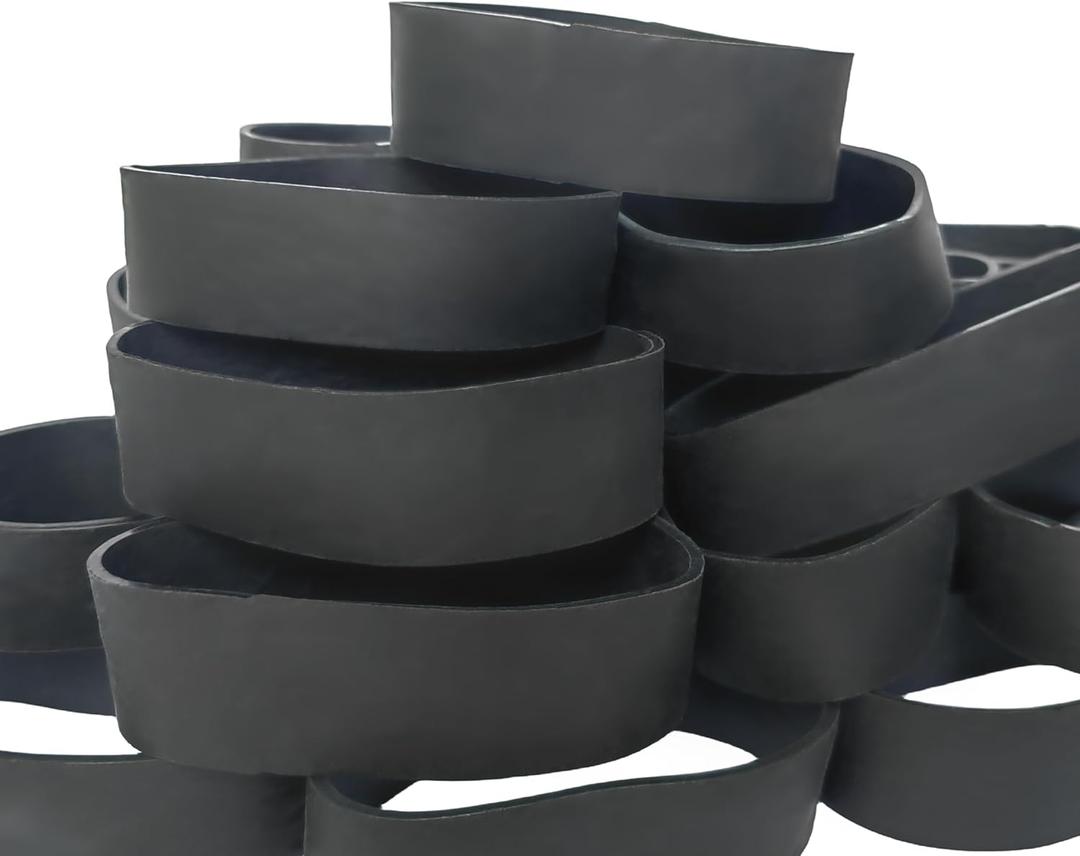 Tactical Rubber Band Black - Heavy Duty UV Heat Cold Resistant Thick Strong Elastic Rubber Bands Outdoor Hiking Backpacking Survival Camping Biking Fixed Item (#94)