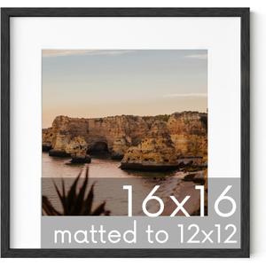 HAUS AND HUES Black Square Frame Set of 1-16x16