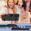 OOK Floral Case for iPhone 16 Pro Max Case, Cute Sunflower Floral Blooms Design Soft TPU Shockproof Protective for Women Girls Phone Cover - Black Flower