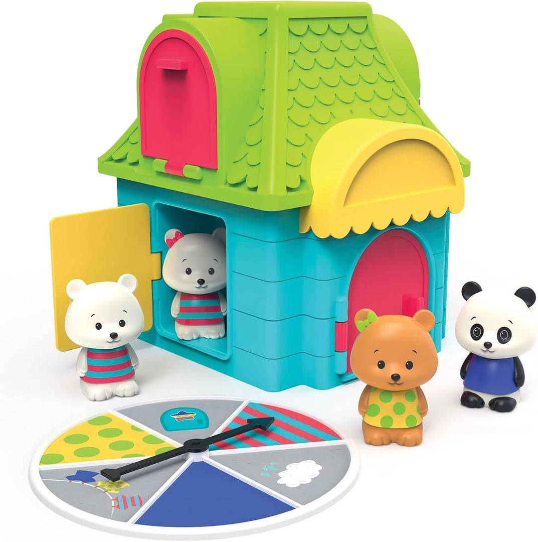 Educational Insights My First Game: Bears in Pairs - Toddler Games Ages 2-4, Animal Matching Game for Kids, Easy Turn-Taking Preschool Games for 3 Year Olds, Boys and Girls Hide & Seek Toys