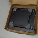 LOXP Adjustable Laptop Stand for Desk, Metal Foldable Laptop Riser, Ventilated Cooling Lectern, Ergonominc Computer Notebook Stand for Desk Compatible with 10-15.6 Laptops (Classic Black)